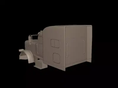 2020 PETERBILT 389 TRUCK 3D PRINT MODEL 3D print model