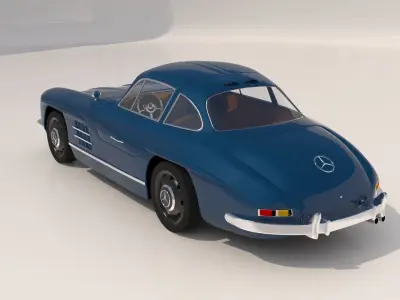 Mercedes 300SL Gullwing 3D model