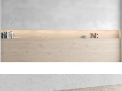 Decorative wall panel set 50 3D model