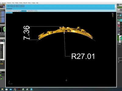 Luxury Chinese Dragon Pendant 3D Jewelry Model 3454 3D print model