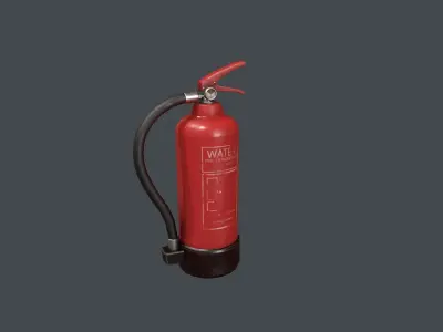 Fire Extinguisher  Low-poly 3D model