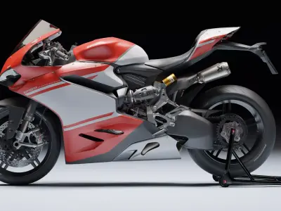 Ducati 1299 Superleggera 2017 Low-poly 3D model