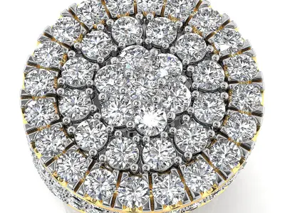 Big fancy mans ring 3D print model