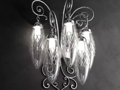 Sconce Masiero Luxury Magnifica  A5 3D model