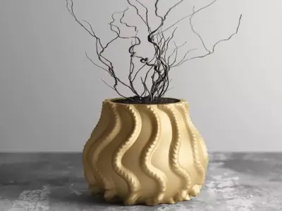 vase 3d print 551 3D print model