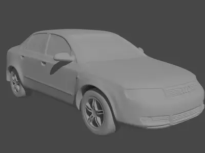 Audi A4 2004 Modell  3D model