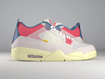 Jordan 4 Union LA Guava Ice  3D model