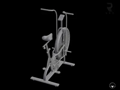 Exercise Bike AAA Game Asset Low-poly 3D model