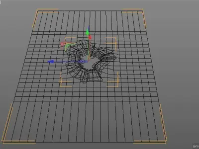 Pothole - design 2 Low-poly 3D model