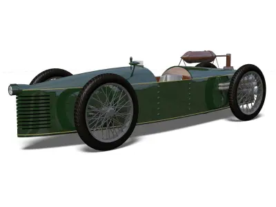 vintage car 3D model