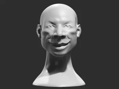 human head modern sculpture 3d print model 99 3D print model