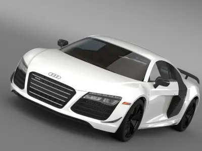 Audi R8 Competition 2015 3D model