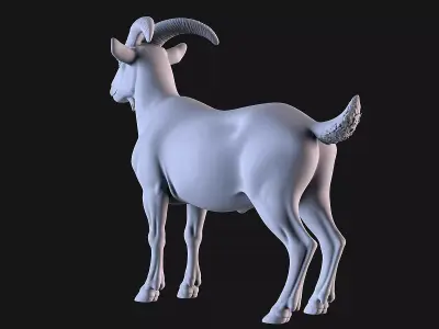 Nanny goat 3D print model
