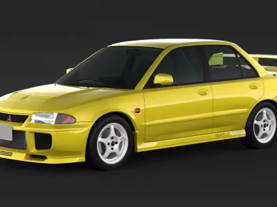 Mitsubishi Lancer Evolution 3 3D model