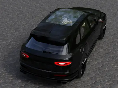 Bentley-Bentayga With Interior 3D model