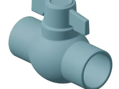 Plastic Exquisite Pipe Knob Toy 3D model