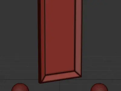 Head West Metro Beaded Wall Mirror 3D model