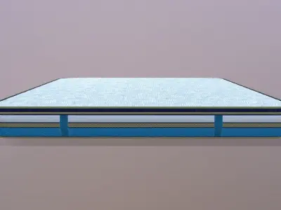 Centuary Mattresses Low-poly 3D model