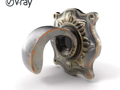 Antique Iron Patina Handle model pack Texture