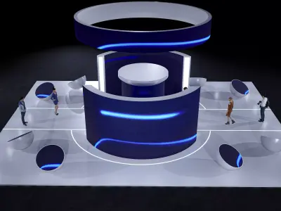 exhibition Low-poly 3D model purchase