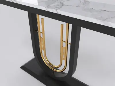 Luxury console table Free 3D model