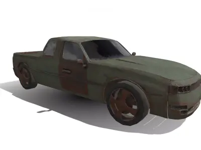 car2450 rusty truck Free 3D model
