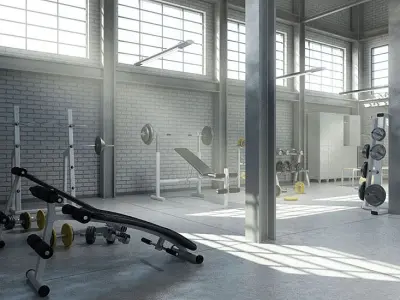 Archmodels vol 27 - gym and fitness accessories 3D model