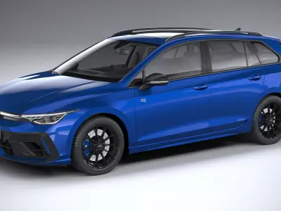Volkswagen Golf R Variant 2025 3D model