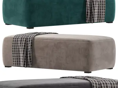 Bench Portland By Ogogo 3D model