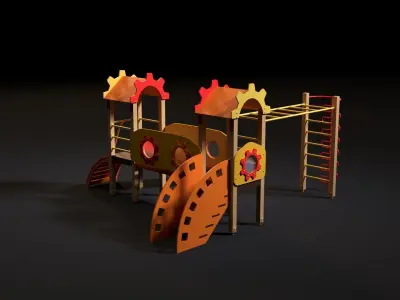Children playground 3D model
