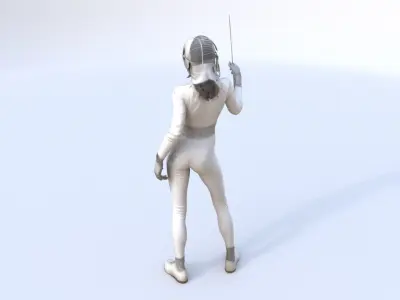 Fencing 3D model