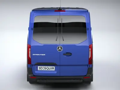 Mercedes-Benz Sprinter Van Short 2025 3D model