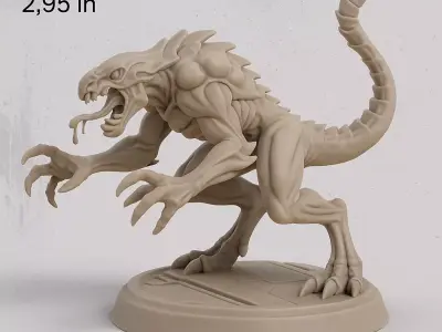 Acidic Leaper  Alien Bio-Weapon Creature 3D print model