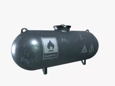 Flammable Gas Tank 3D model