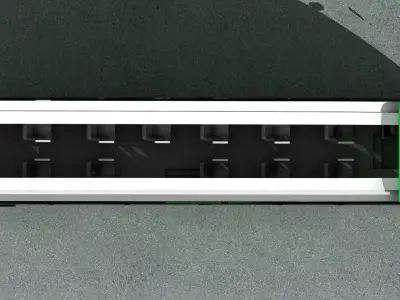 Bus Model Low-poly 3D model