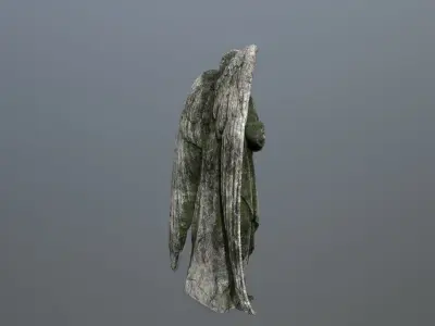 Angel Statue 4 Low-poly 3D model