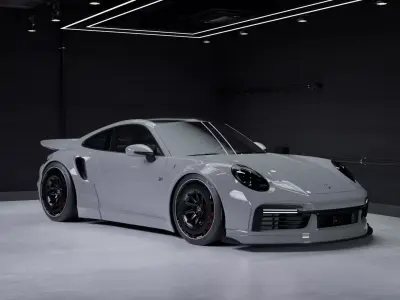 Porsche 911 Brabus Rocket 900 3D model