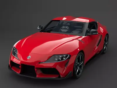 Supra2020 toyota supra sports car 3D model