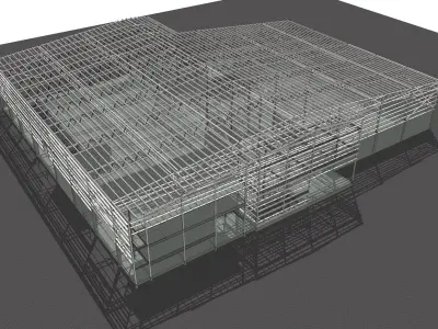 Warehouse structure 2318 3D model