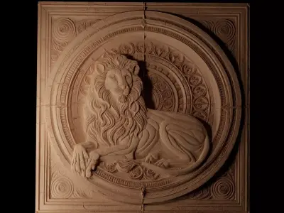 animal CNC 3d Print High Relief Sand Casting 3D print model