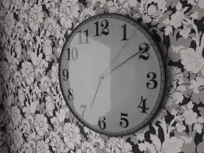 Wall Clock Free 3D model