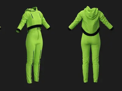 Sport Outfit Marvelous Designer 3D model
