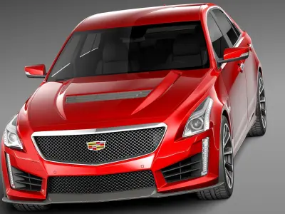 Cadillac CTS-V CG 2016 3D model
