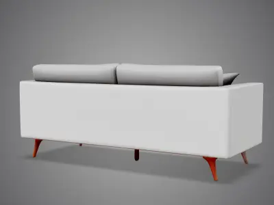 3D Sofa Model 3D model