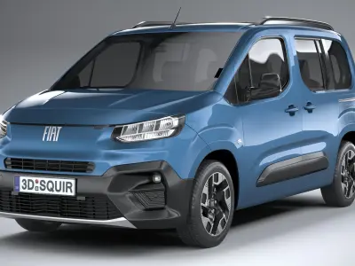 Fiat Doblo Passenger 2024 3D model