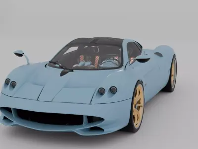 Pagani Codalunga 3D model