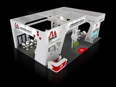 Exhibition - Area -10X14-3DMAX2009-02 3D model