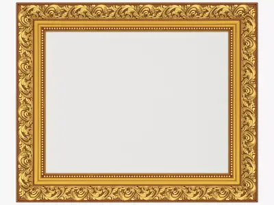 Frame picture gold v7 3D model