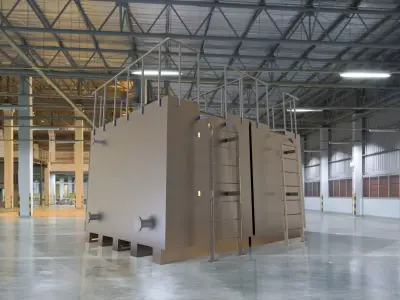 Water tanks 10m3 3D model