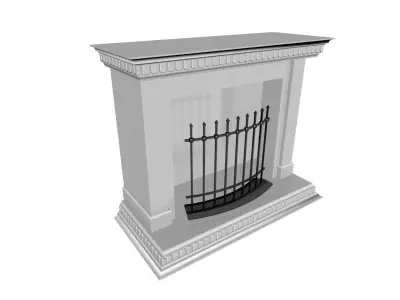 Fireplace 07 3D model